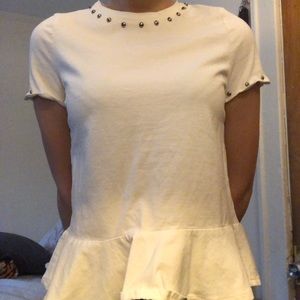 Kate Spade Stud Embellished Top